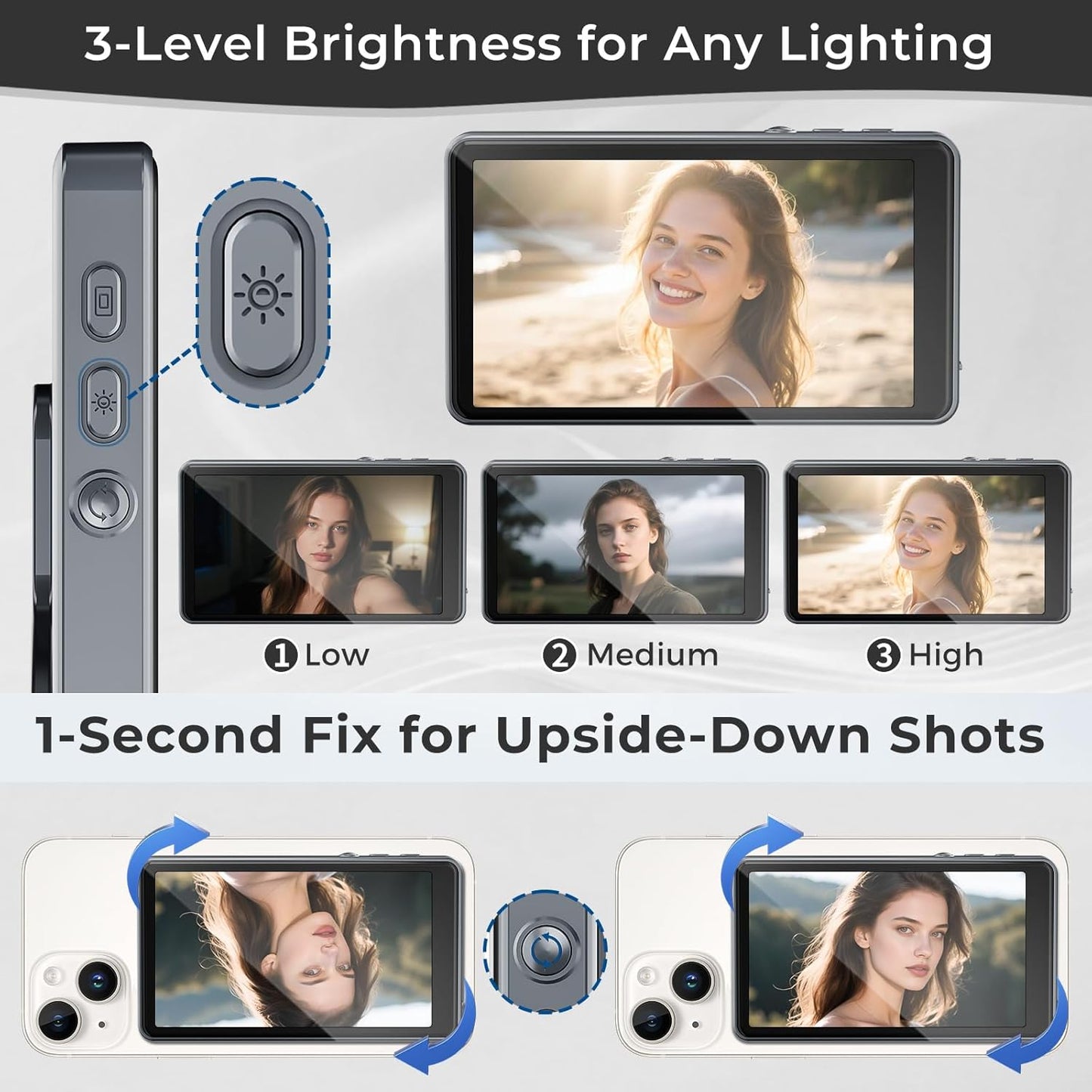 حقيبة نسائية مزودة بشاشة الهاتف