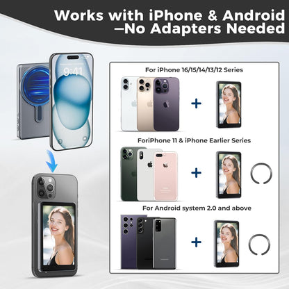 حقيبة نسائية مزودة بشاشة الهاتف