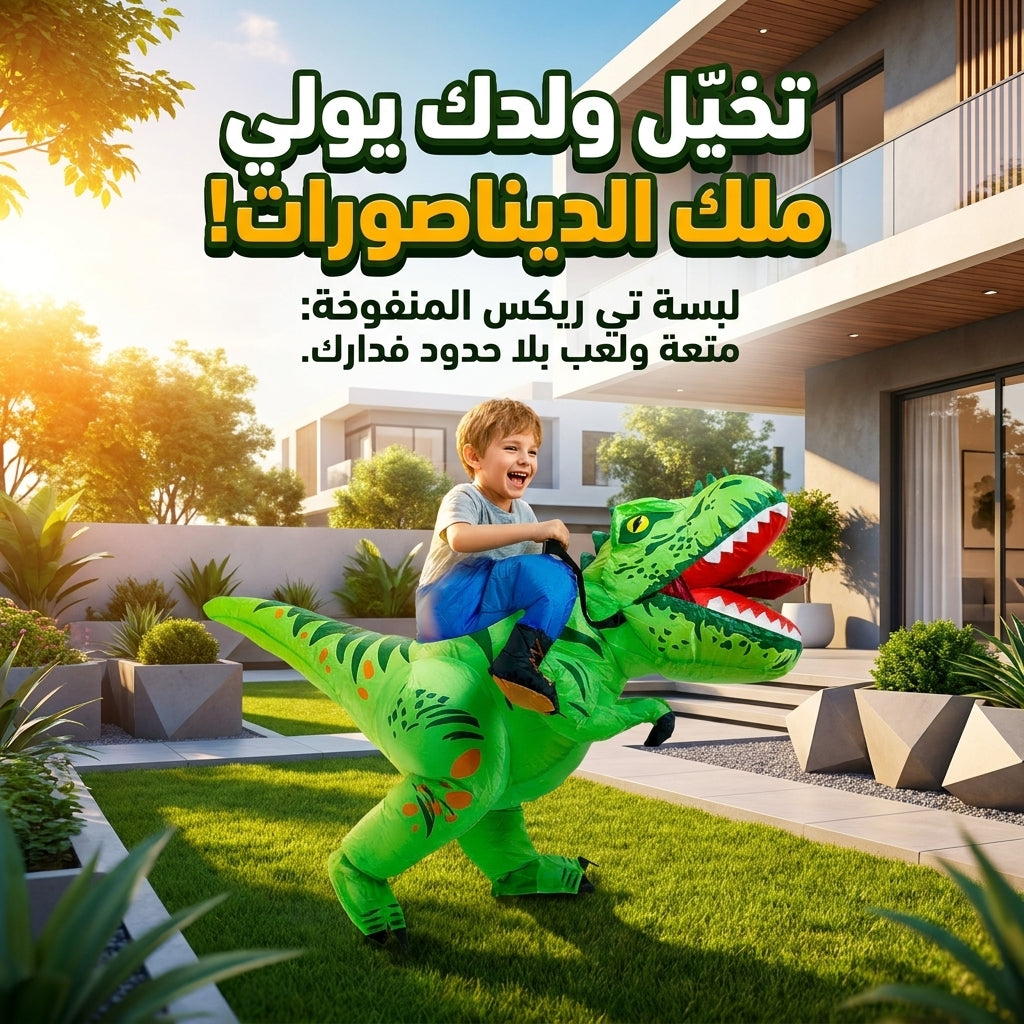 زي الديناصور قابل للنفخ